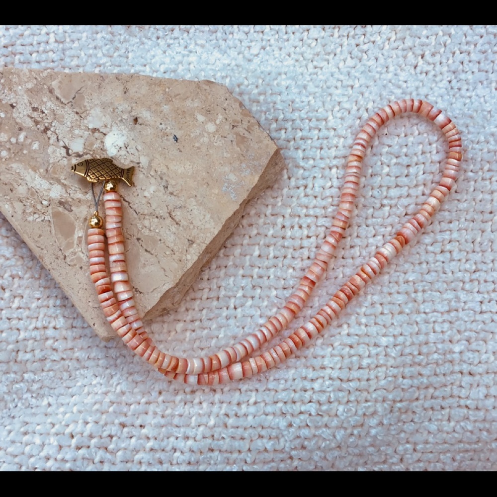 Shell beaded necklace